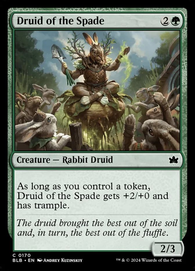 Druid Of The Spade - common from Bloomburrow