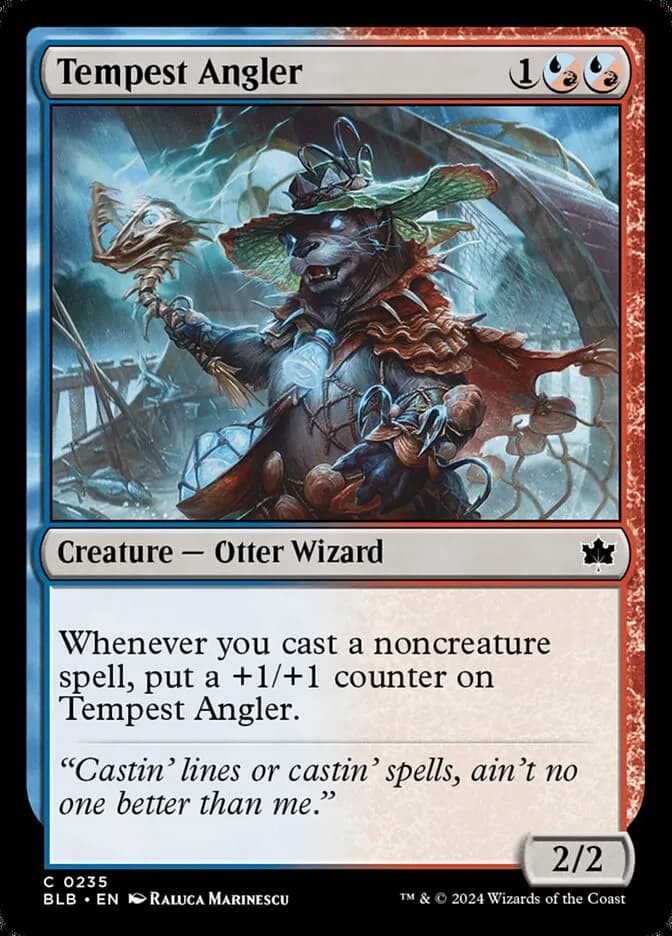 Tempest Angler - common from Bloomburrow