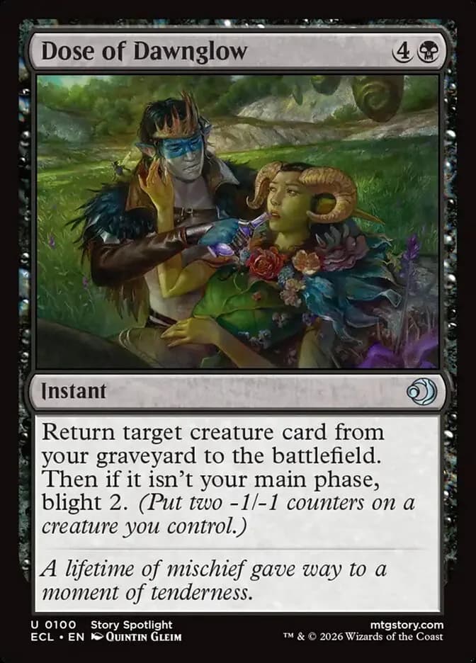Dose Of Dawnglow - uncommon from Lorwyn Eclipsed