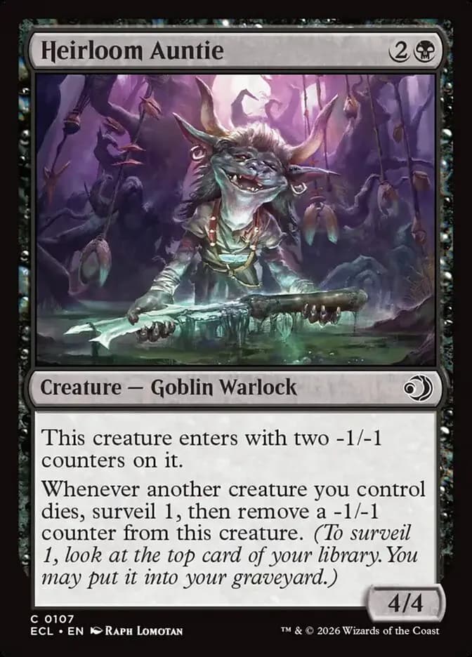 Heirloom Auntie - common from Lorwyn Eclipsed