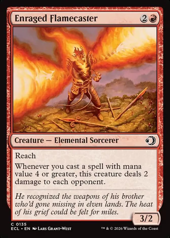 Enraged Flamecaster - common from Lorwyn Eclipsed