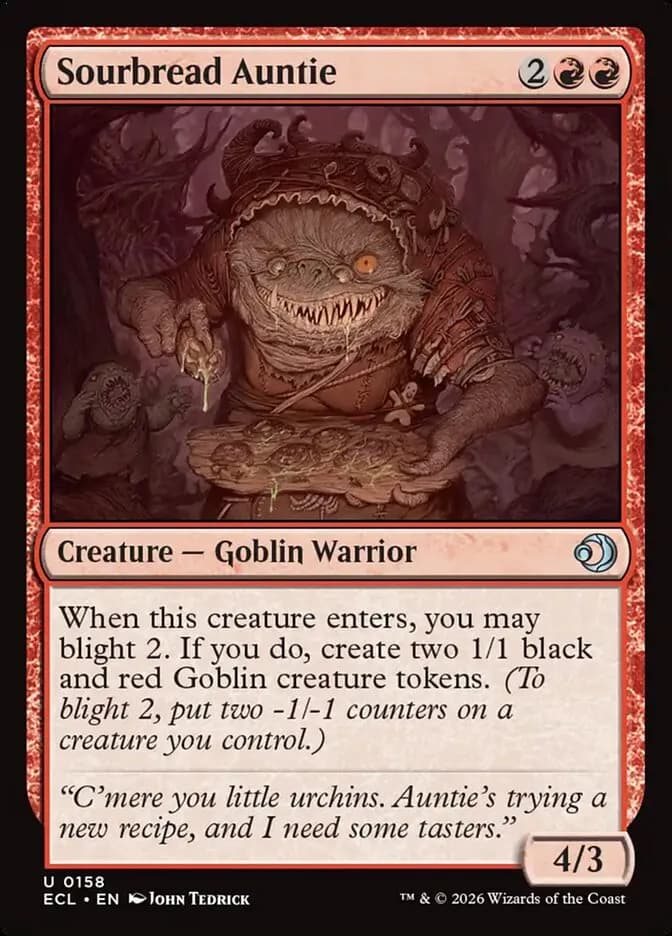 Sourbread Auntie - uncommon from Lorwyn Eclipsed