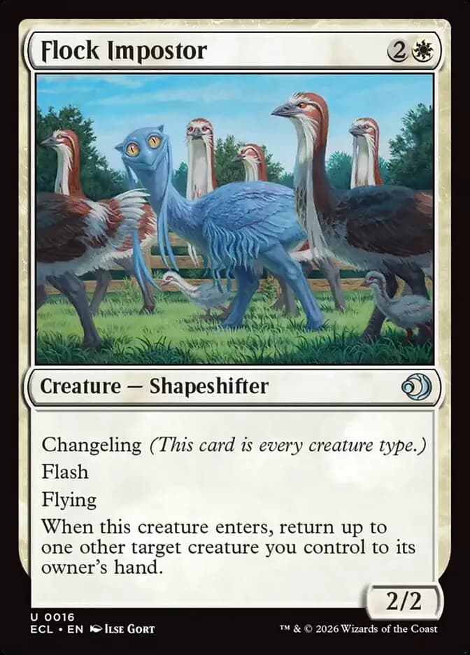 Flock Impostor - uncommon from Lorwyn Eclipsed