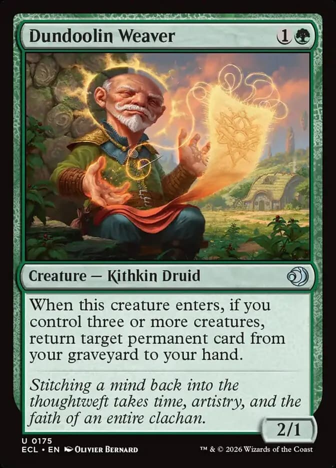 Dundoolin Weaver - uncommon from Lorwyn Eclipsed