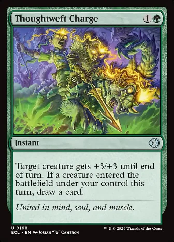 Thoughtweft Charge - uncommon from Lorwyn Eclipsed