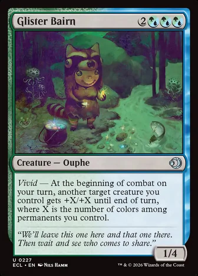 Glister Bairn - uncommon from Lorwyn Eclipsed