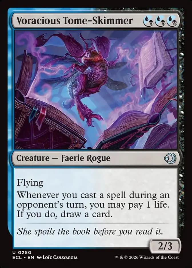 Voracious Tome Skimmer - uncommon from Lorwyn Eclipsed