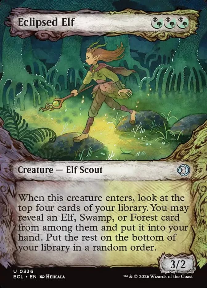 Eclipsed Elf - uncommon from Lorwyn Eclipsed