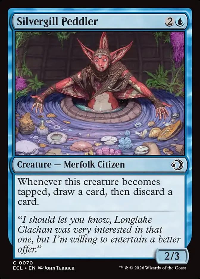 Silvergill Peddler - common from Lorwyn Eclipsed