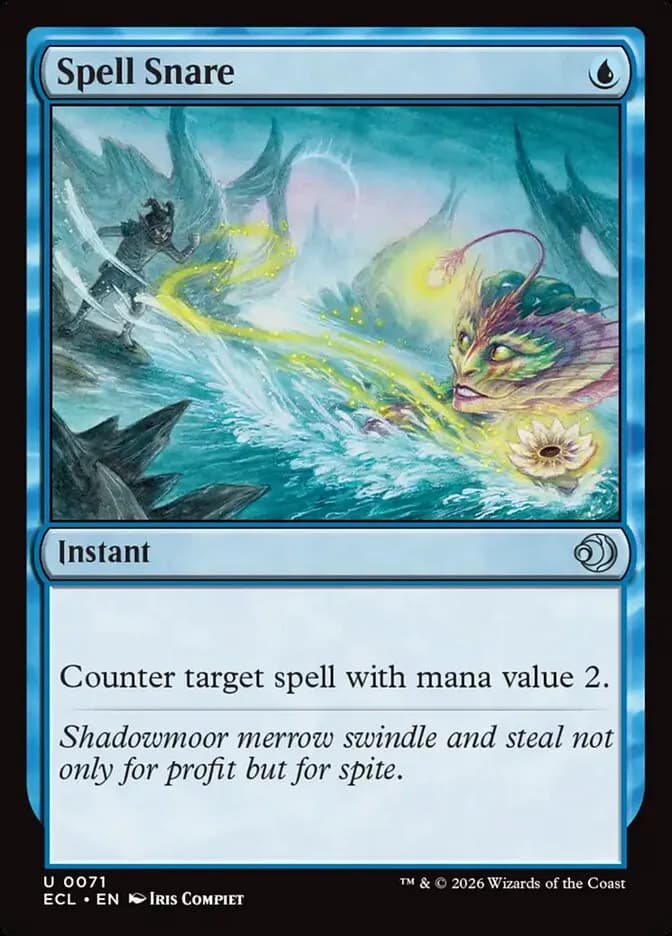 Spell Snare - uncommon from Lorwyn Eclipsed