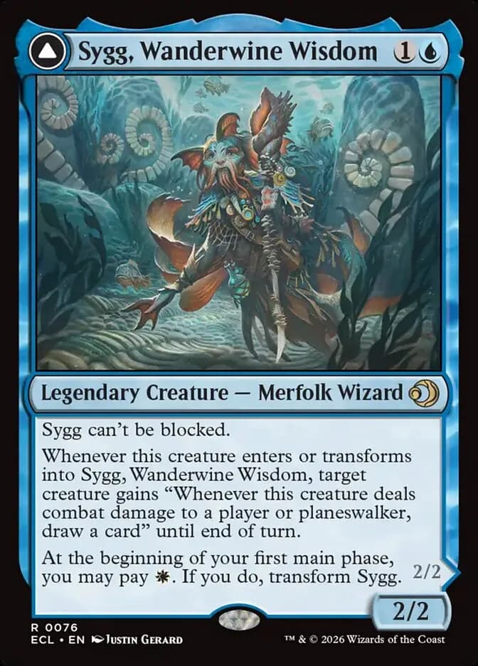 Sygg, Wanderwine Wisdom - rare from Lorwyn Eclipsed