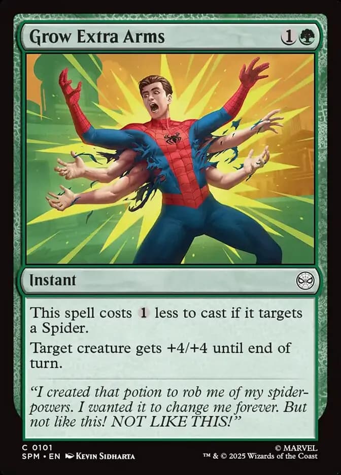 Grow Extra Arms - common from Marvel: Spider-Man