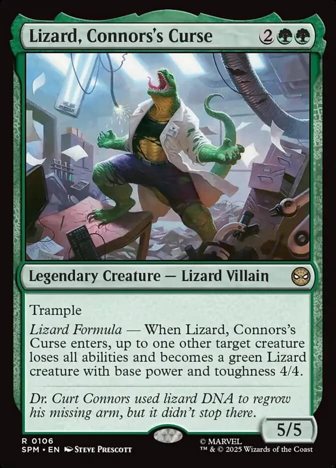 Lizard, Connors'S Curse - rare