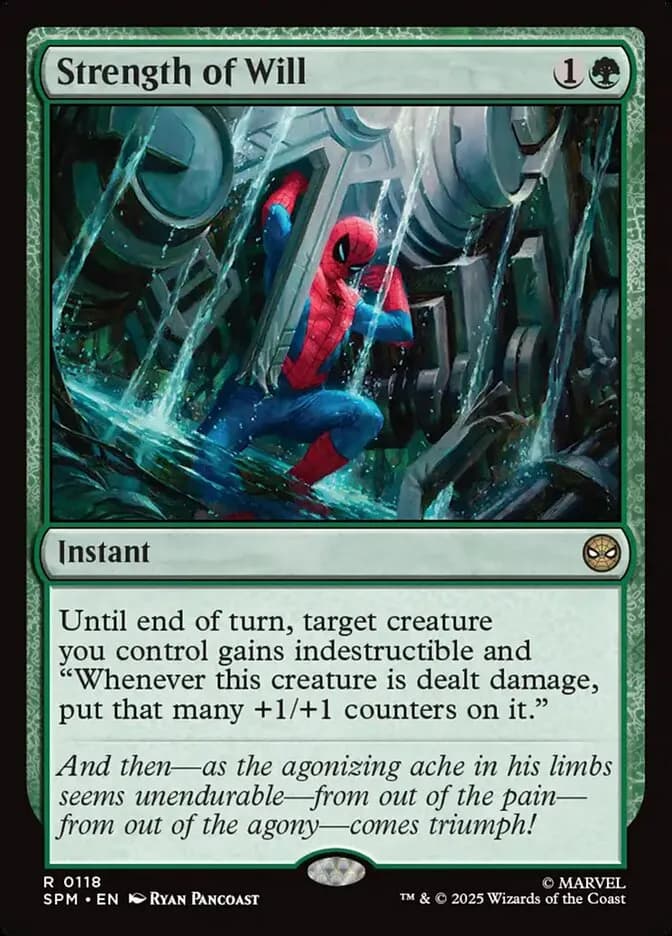 Strength Of Will - rare from Marvel: Spider-Man