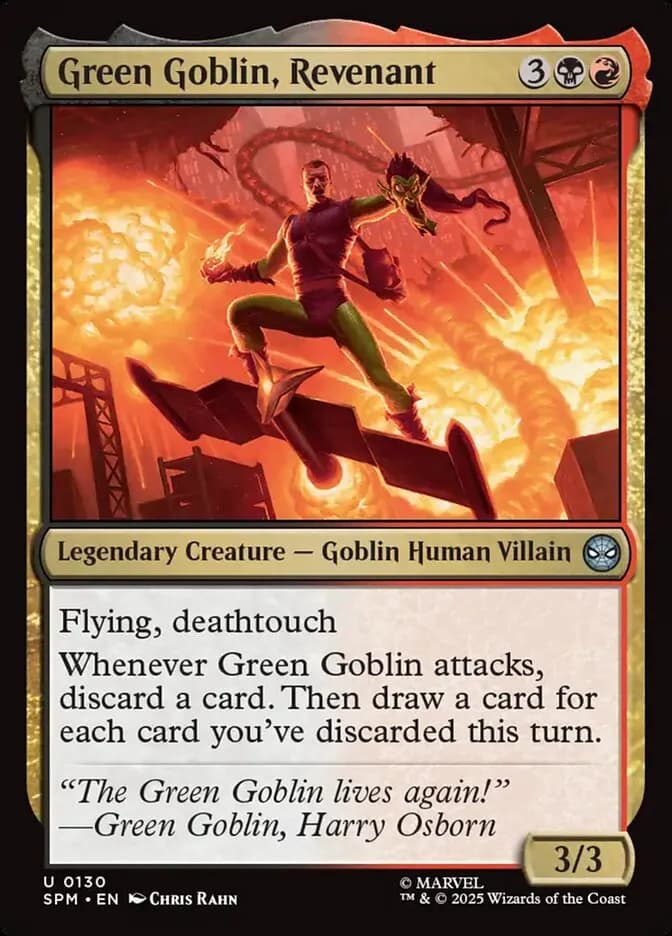 Green Goblin, Revenant - uncommon from Marvel: Spider-Man