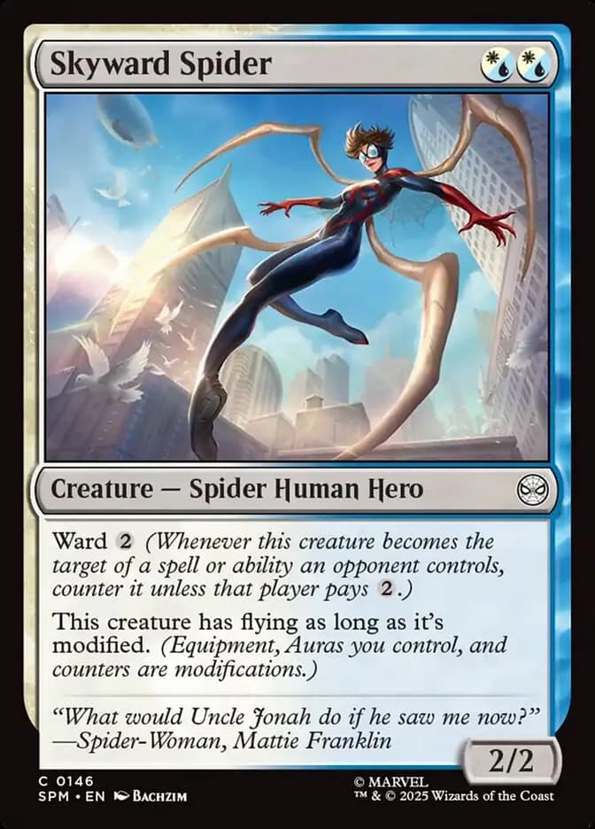 Skyward Spider - common from Marvel: Spider-Man