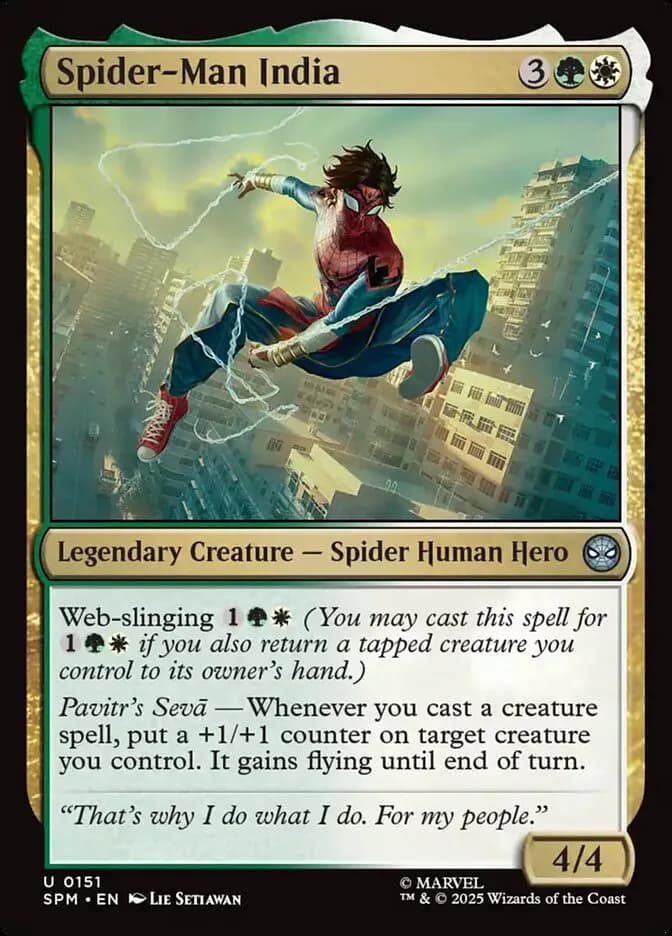 Spider Man India - uncommon from Marvel: Spider-Man