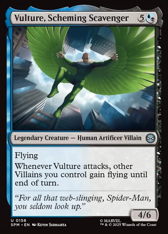 Vulture, Scheming Scavenger - uncommon from Marvel: Spider-Man