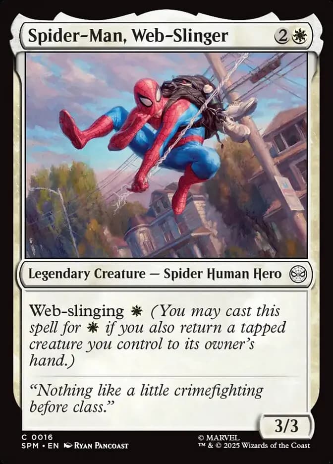 Spider Man, Web Slinger - common from Marvel: Spider-Man