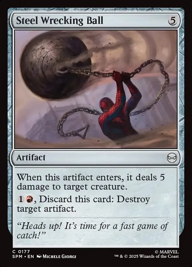 Steel Wrecking Ball - common from Marvel: Spider-Man
