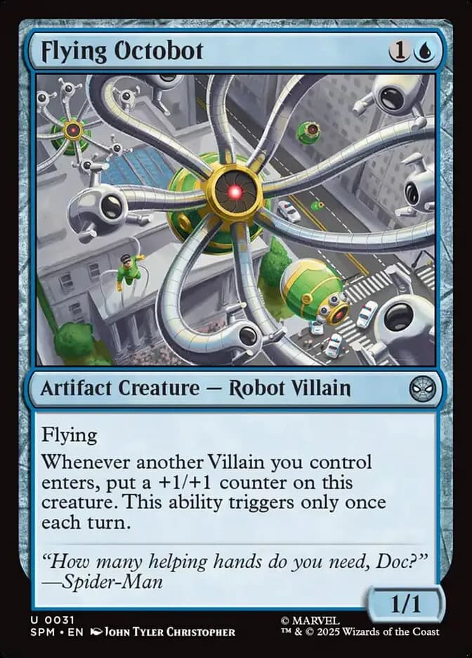 Flying Octobot - uncommon from Marvel: Spider-Man
