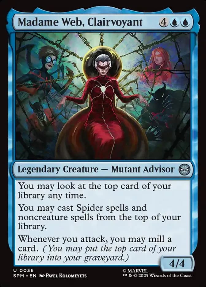 Madame Web, Clairvoyant - uncommon from Marvel: Spider-Man