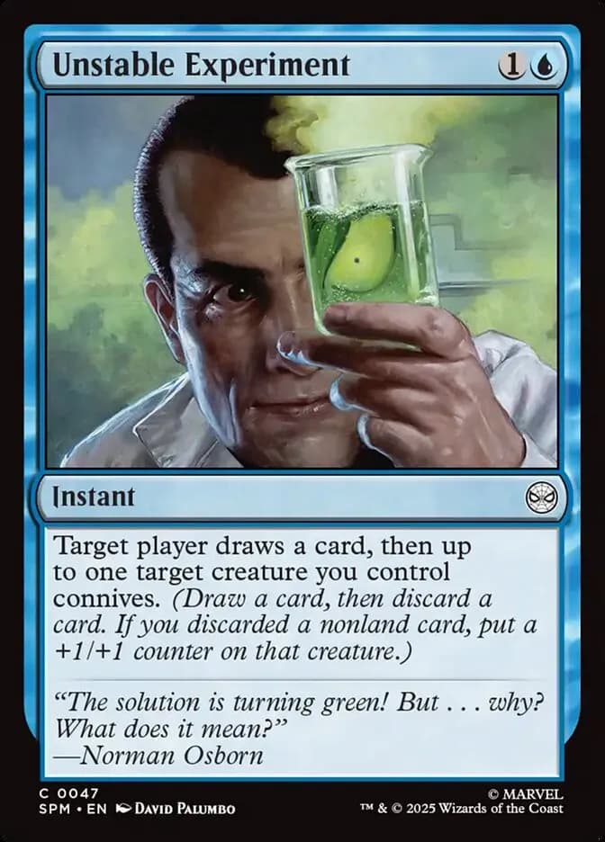 Unstable Experiment - common from Marvel: Spider-Man