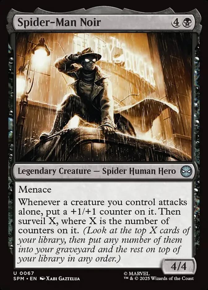 Spider Man Noir - uncommon