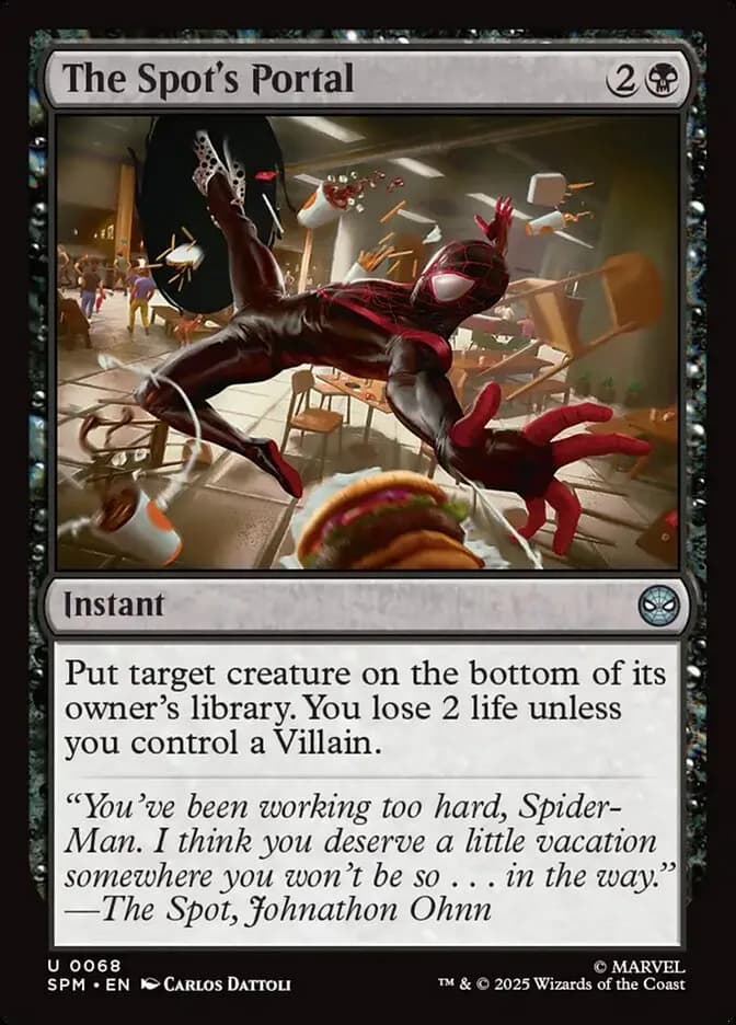 The Spot'S Portal - uncommon from Marvel: Spider-Man