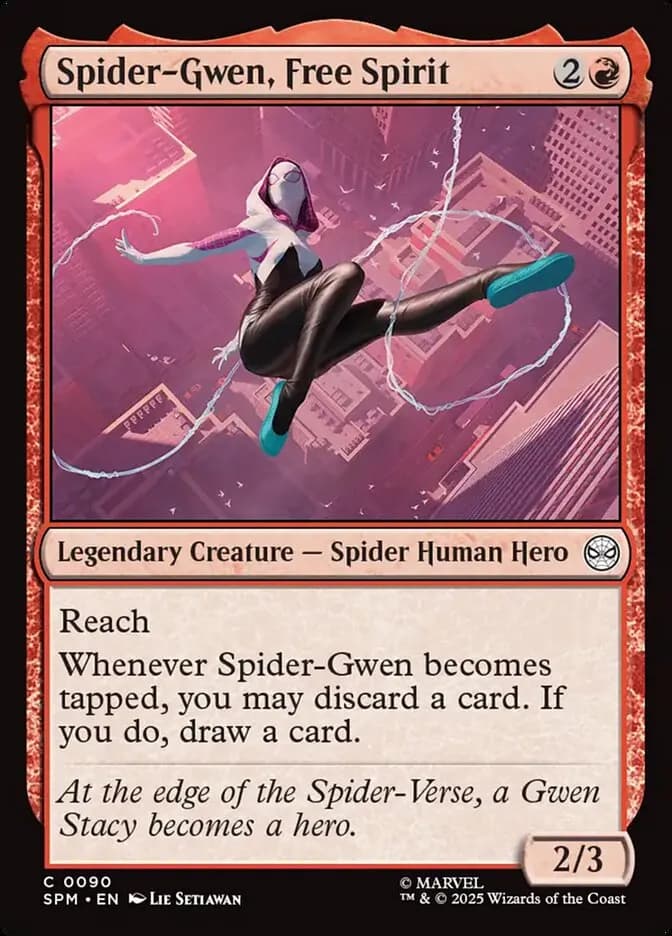 Spider Gwen, Free Spirit - common from Marvel: Spider-Man