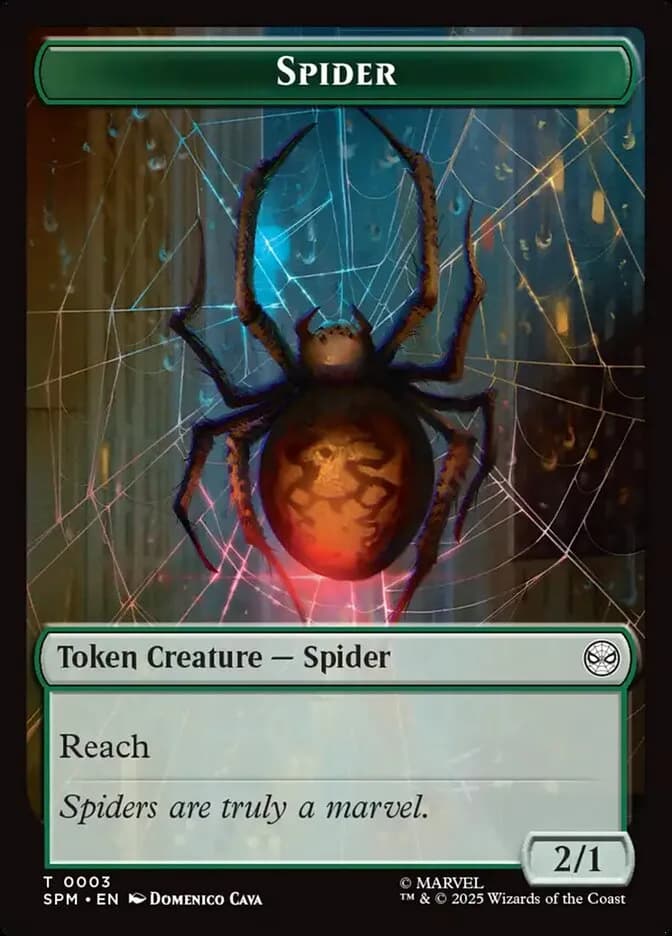 Spider / Treasure - common from Marvel: Spider-Man