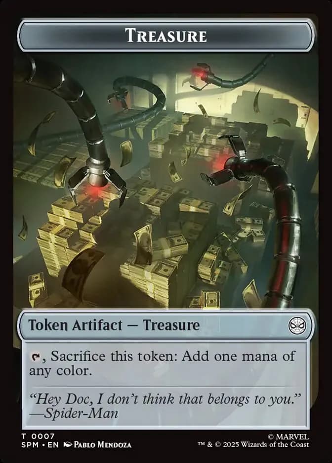 Treasure - common from Marvel: Spider-Man