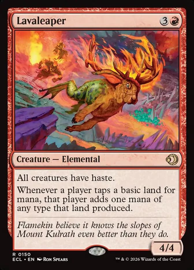 Lavaleaper - rare from Lorwyn Eclipsed