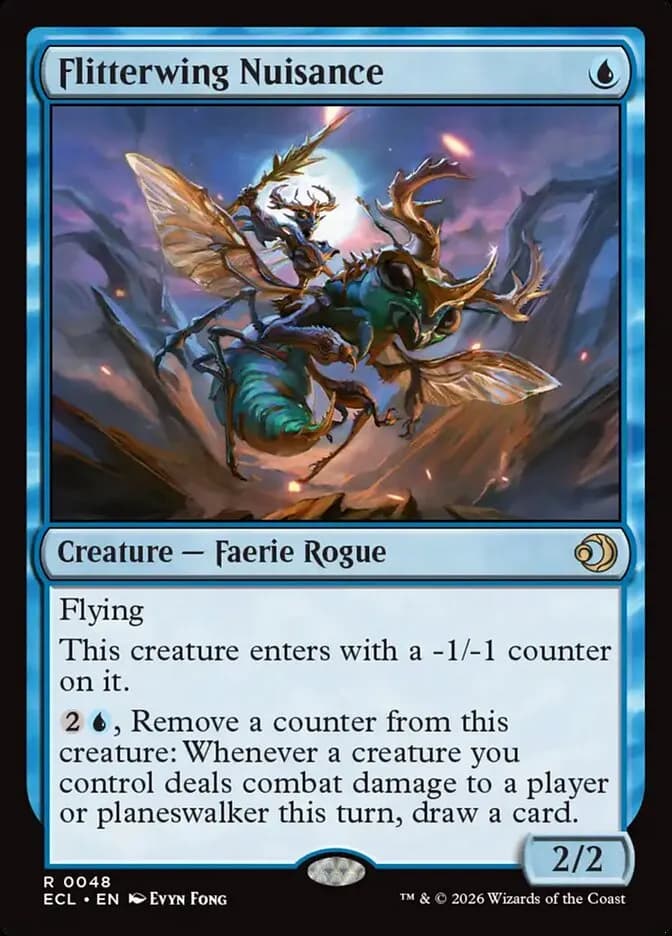 Flitterwing Nuisance - rare from Lorwyn Eclipsed