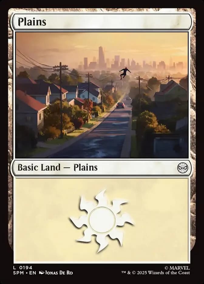 Plains - common from Marvel: Spider-Man