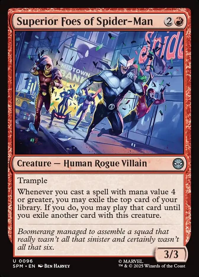 Superior Foes Of Spider Man - uncommon from Marvel: Spider-Man