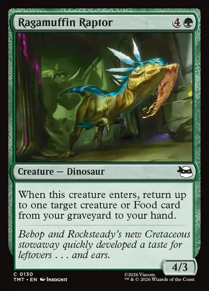 Ragamuffin Raptor - common from Teenage Mutant Ninja Turtles