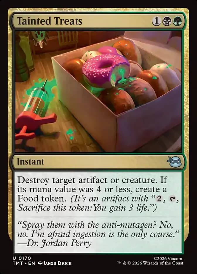 Tainted Treats - uncommon from Teenage Mutant Ninja Turtles
