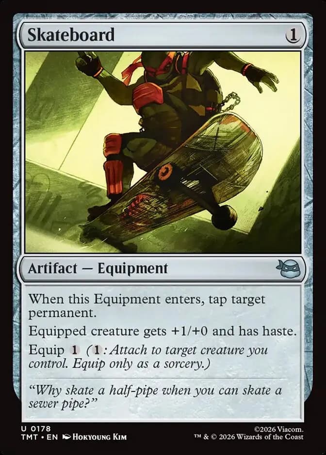 Skateboard - uncommon from Teenage Mutant Ninja Turtles