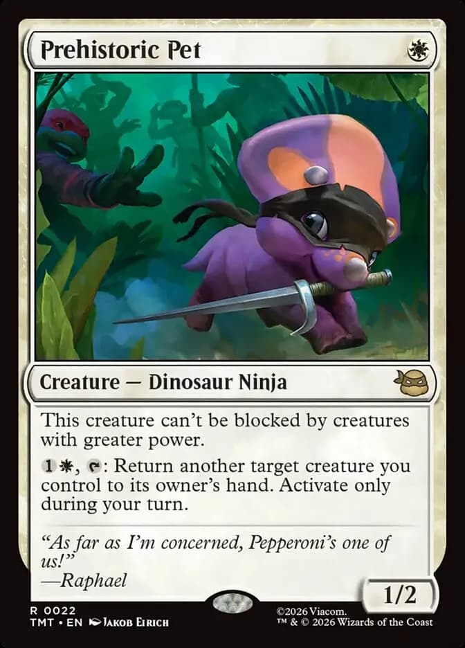 Prehistoric Pet - rare from Teenage Mutant Ninja Turtles