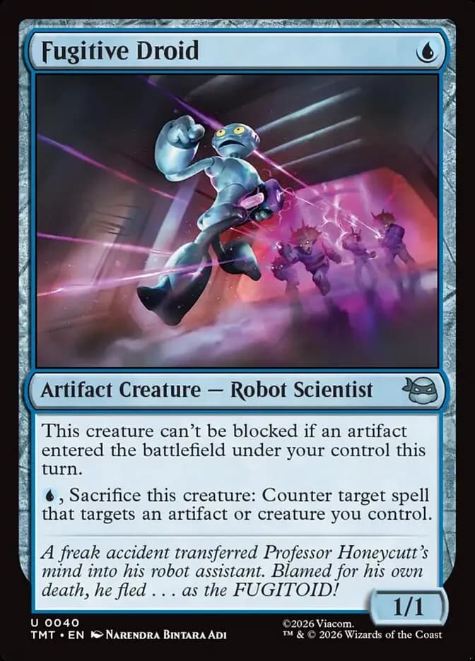 Fugitive Droid - uncommon from Teenage Mutant Ninja Turtles