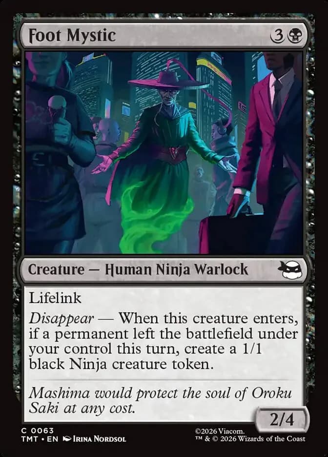 Foot Mystic - common from Teenage Mutant Ninja Turtles