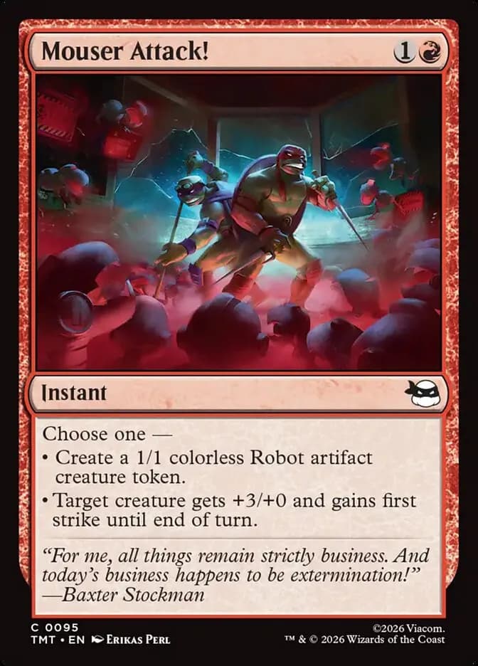 Mouser Attack! common card from Teenage Mutant Ninja Turtles