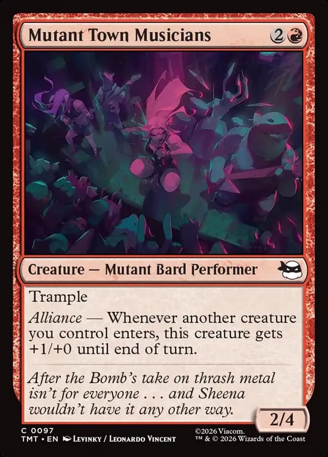 Mutant Town Musicians - common from Teenage Mutant Ninja Turtles