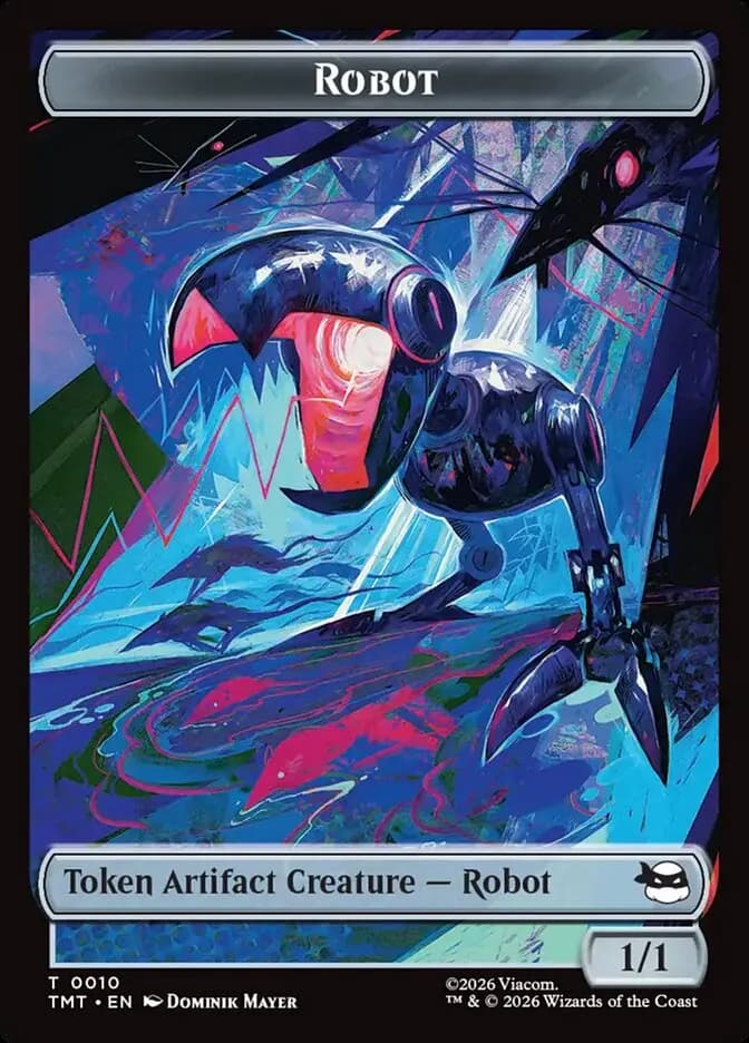 Robot common card from Teenage Mutant Ninja Turtles